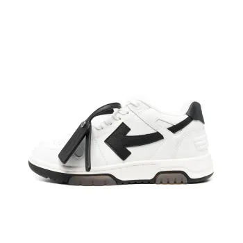 OFF WHITE Out Of Office Low Top Sneaker 'White Black' Women's