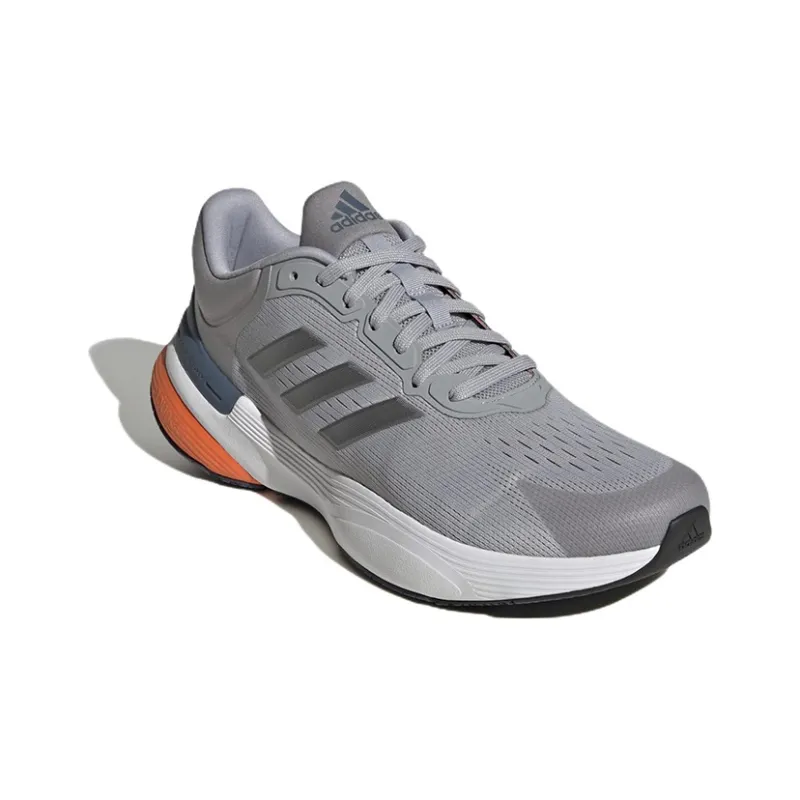 Adidas Response Super 3.0 Anti-Slip And Wear-Resistant Lightweight Low-Top Running Shoes Men's Gray Orange-2