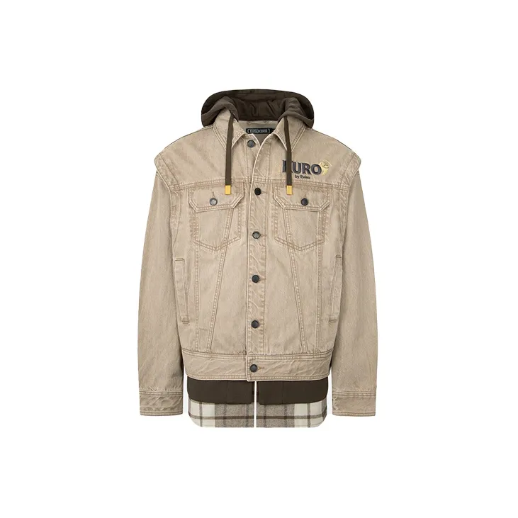 EVISU Denim Jackets Men Earth Tone-1