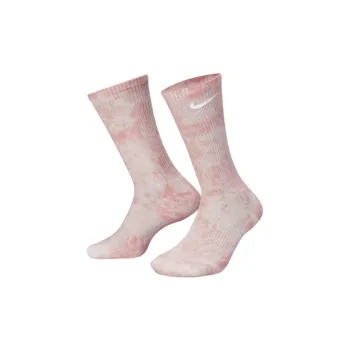 Nike Everyday Plus Cushioned Crew Socks Bleached Coral/Light Soft Pink/White