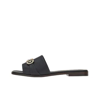 FERRAGAMO Gancini Slide Slippers Women's Black