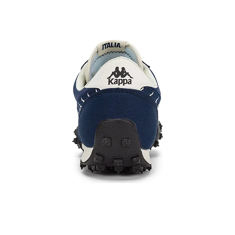 Kappa Cushioned Slip Resistant Abrasion Resistant Low Top Training Running Shoes Unisex Dark Blue White Black-4