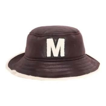 MM6 Maison Margiela Logo-patch Faux-leather Hat