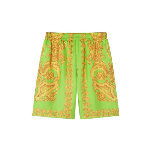 VERSACE Casual Shorts Men Light Green