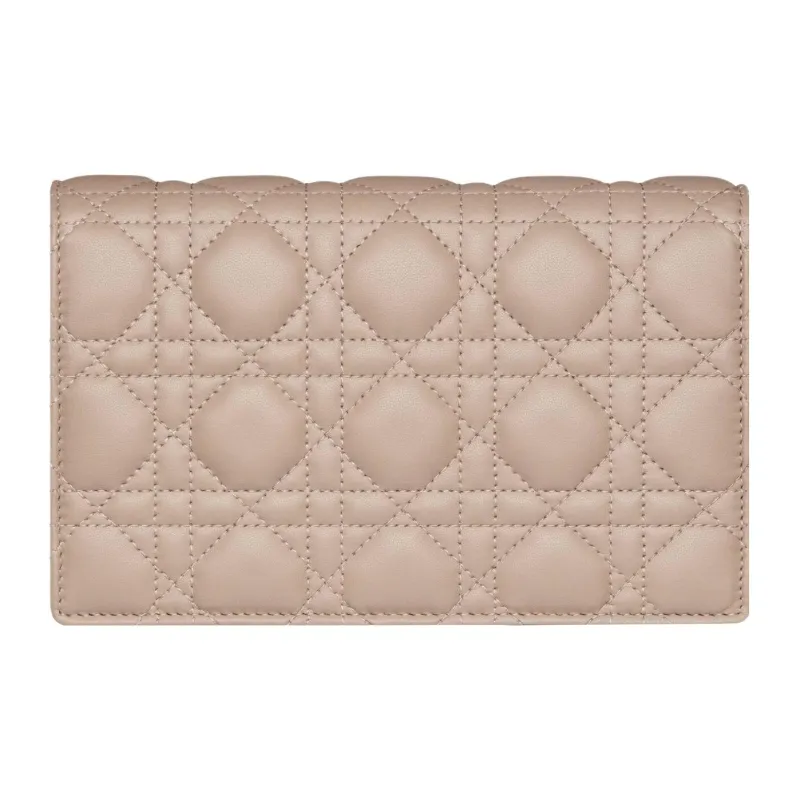 DIOR Lady Dior Sheepskin Handheld Shoulder Bag Crossbody Bag Women's Hazelnut Berry-1