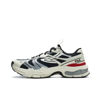 FILA DECODER Anti Slip Wear Resistant Low Top Casual Running Shoes Men's Blue White