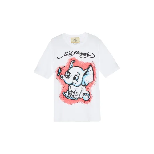 Ed Hardy T-Shirts Women's White