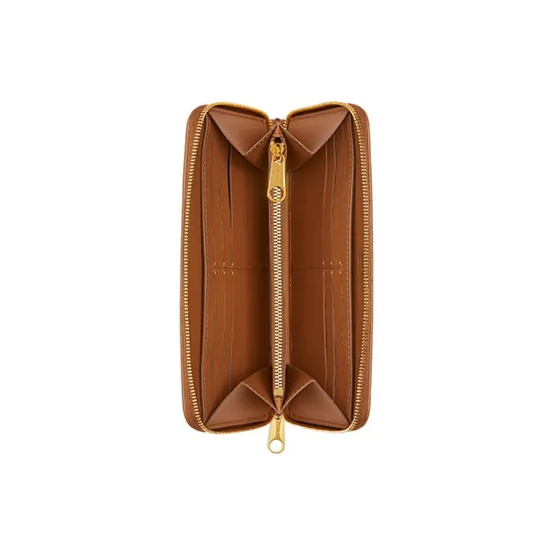 Burberry Lola Lola Bag Lambskin Wallet Women's Maple Brown-3