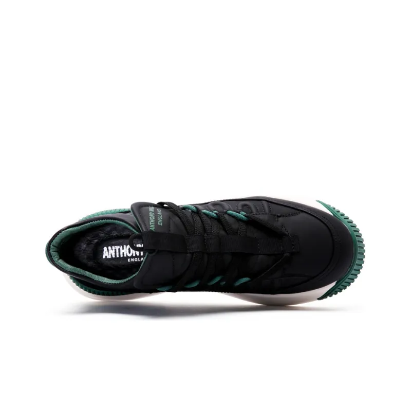Anthony Miles Casual Shoes Men Low Top Black Green-2