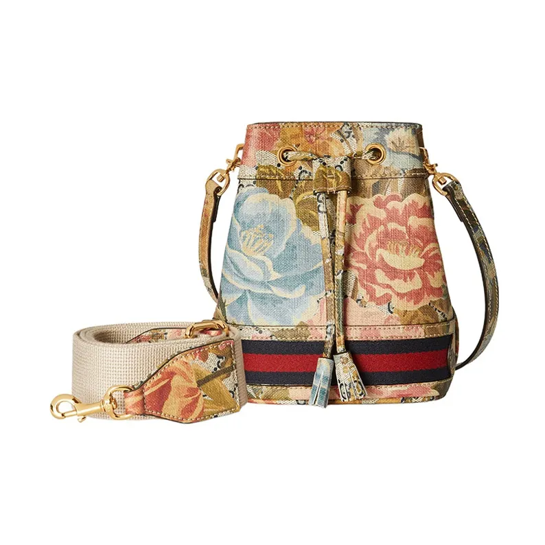 GUCCI Ophidia Canvas Bucket Bags Crossbody Bag, Shoulder Bag Women's Multicolor-1