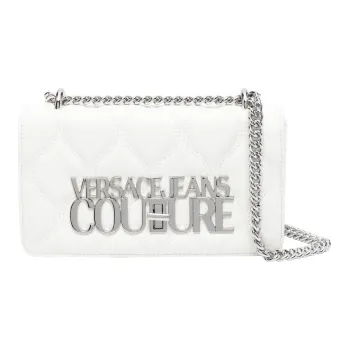 VERSACE JEANS COUTURE Polyurethane Shoulder Bag Crossbody Bag Women's White