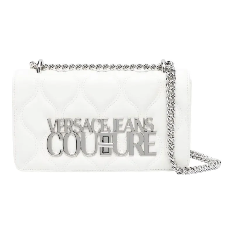 VERSACE JEANS COUTURE Polyurethane Shoulder Bag Crossbody Bag Women's White-0