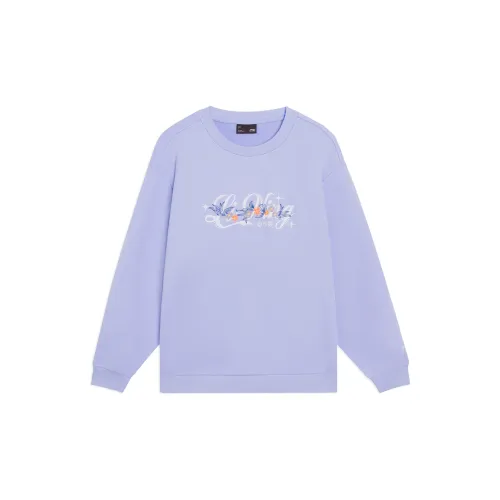 LINING Sports Life Collection Sweatshirts Women's Violet Blue