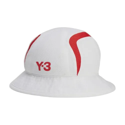 Palace X Y-3 Bucket Hats Unisex White