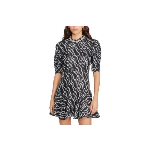 Sandro Short-Sleeved Dresses Women's Black