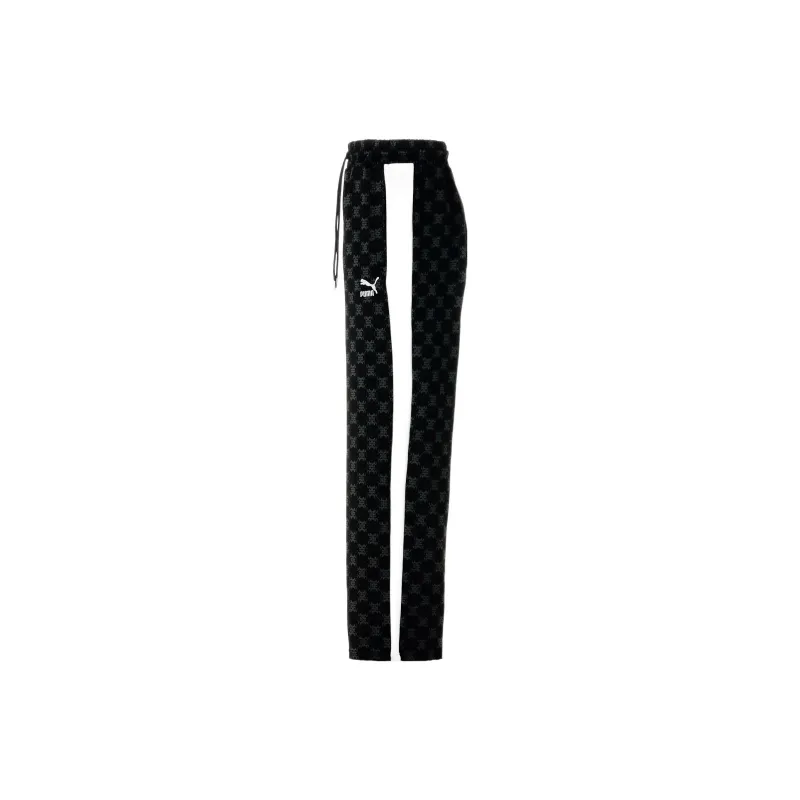 PUMA Team Graphic Knitted Sweatpants Men Black-2