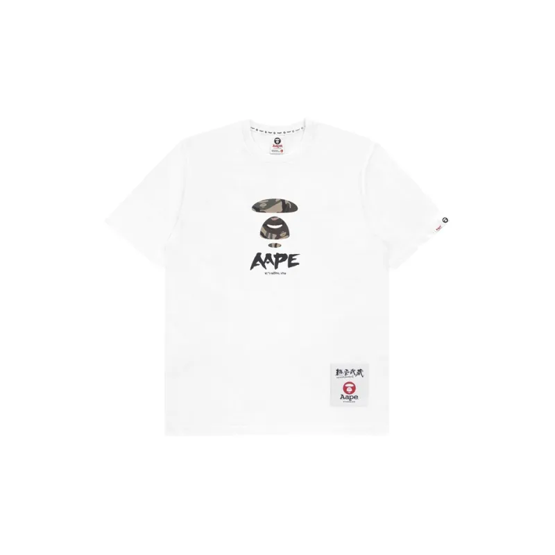 Aape x Menya Musashi T-Shirt Men's White-1