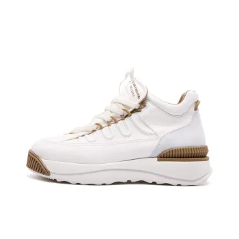 Anthony Miles Casual Shoes Men Low Top White Apricot