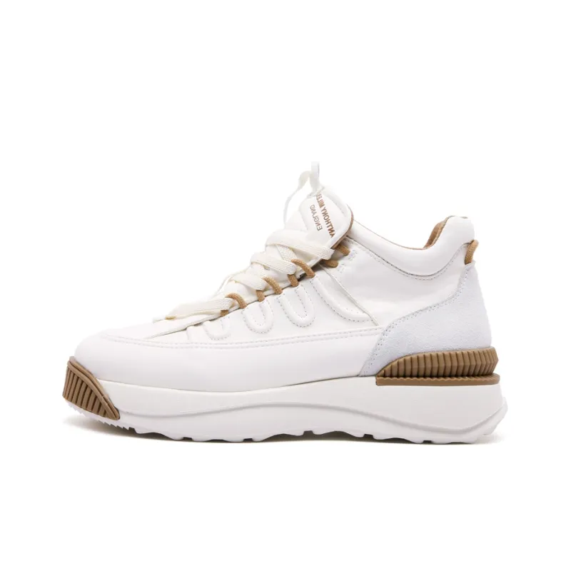 Anthony Miles Casual Shoes Men Low Top White Apricot-0