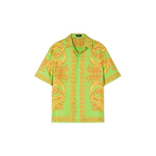 VERSACE Shirts Men Green