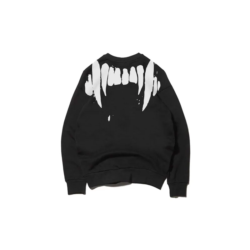 MIRACLE KILL Pullover Loose Fit Regular Sweatshirt Unisex Black-1