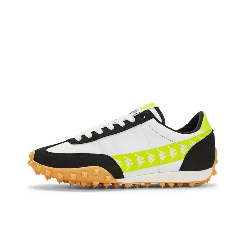 Kappa Coverage Low Top Casual Running Shoes Unisex Gray Black