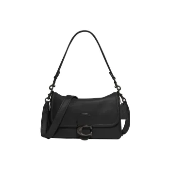 COACH Tabby Leather Crossbody Bag Shoulder Bag Women's Black