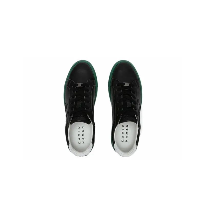 DAVID NAMAN Skateboard Shoes Men Low Top Black-4
