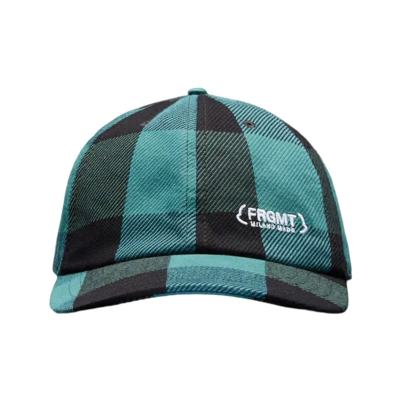 Moncler Hiroshi Fujiwara X Fragment Plaid Baseball Cap-0