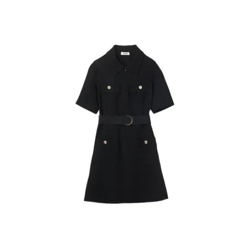 Sandro Belted Mini Dress