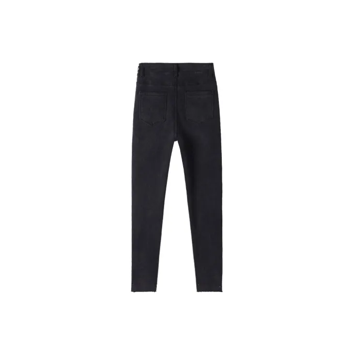 MITUAN Jeans Women's Black Gray-1
