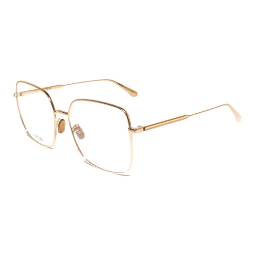 DIOR Eyeglass Frames Unisex Rose Gold