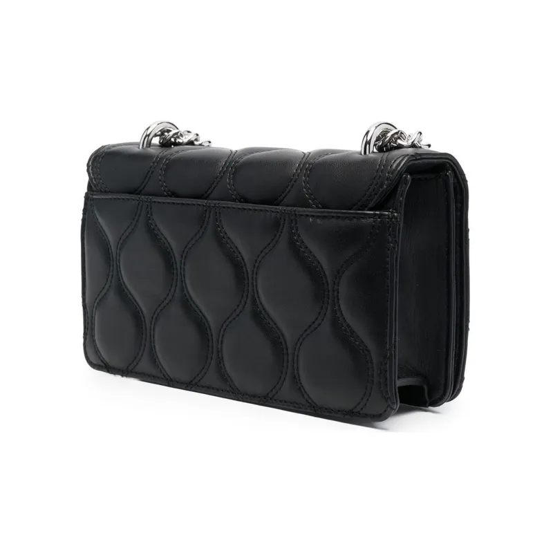 VERSACE JEANS COUTURE Polyurethane Shoulder Bag, Crossbody Bag Regular Women's Black-1