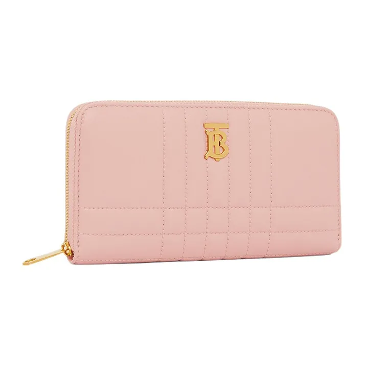 Burberry Lola Lola Bag Lambskin Wallet Women's Pink-2