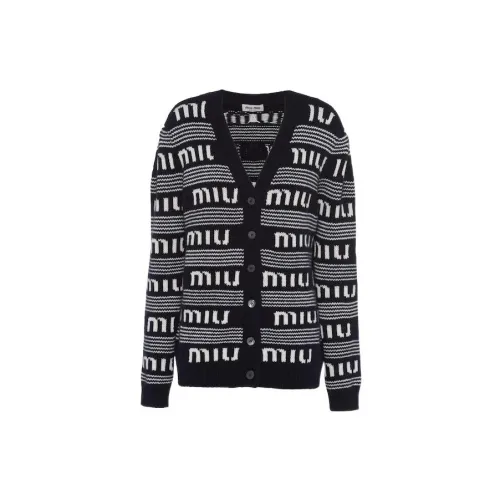 MIU MIU Cashmere Sweaters Women's Black