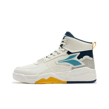 361° Life Collection High Top Skateboard Shoes Men's White Blue