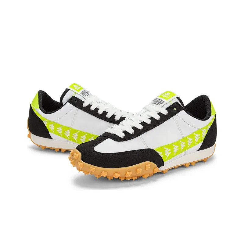 Kappa Coverage Low Top Casual Running Shoes Unisex Gray Black-2