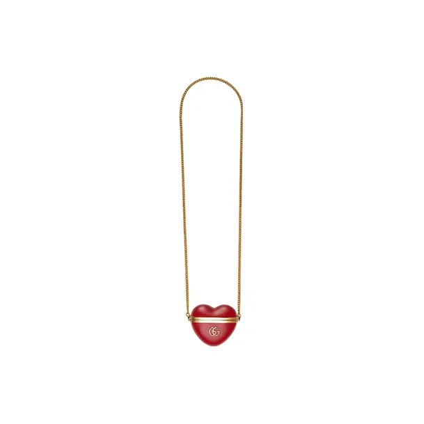 GUCCI Resin Shoulder Bag, Crossbody Bag With AirPods Case And Earphone Case Women's Red/Gold-1