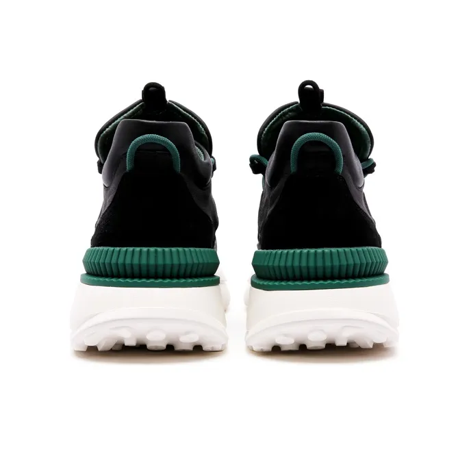 Anthony Miles Casual Shoes Men Low Top Black Green-3