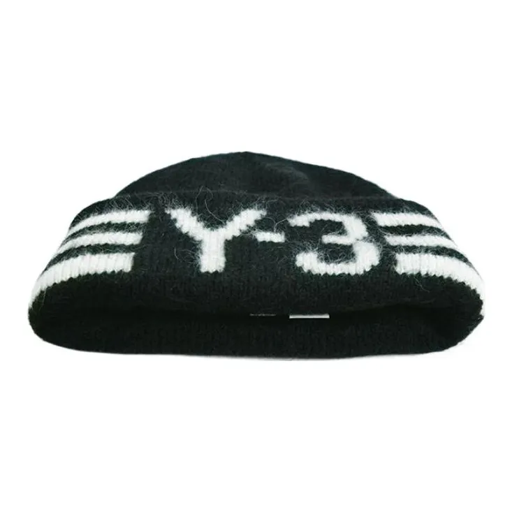 Palace X Y 3 Beanies Unisex Black-4