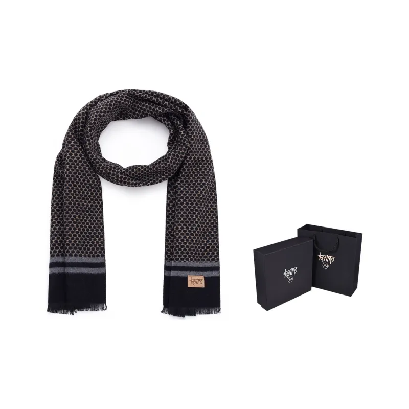 KENMO Knit Scarves Unisex-11