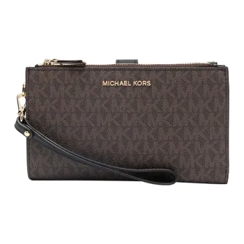 MICHAEL KORS Adele Canvas With Canvas Wallet Women's Brown