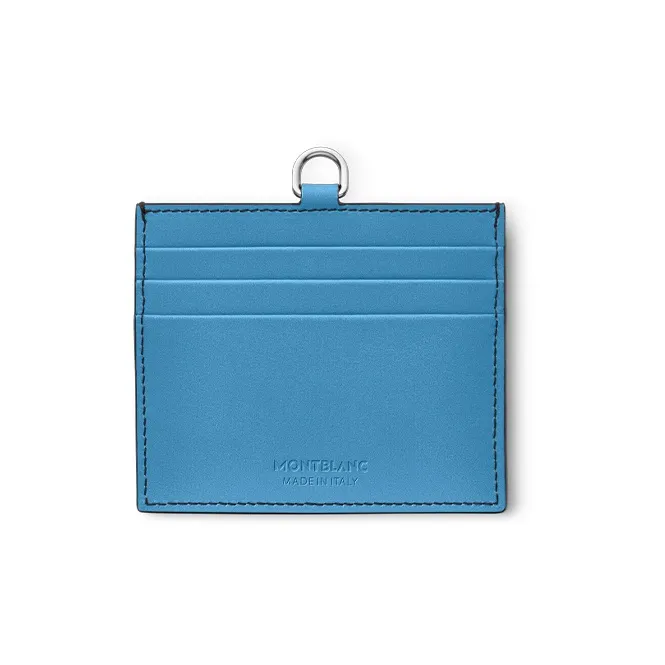 MONTBLANC Cow Leather With Leather Card Holder Men's Blue-1