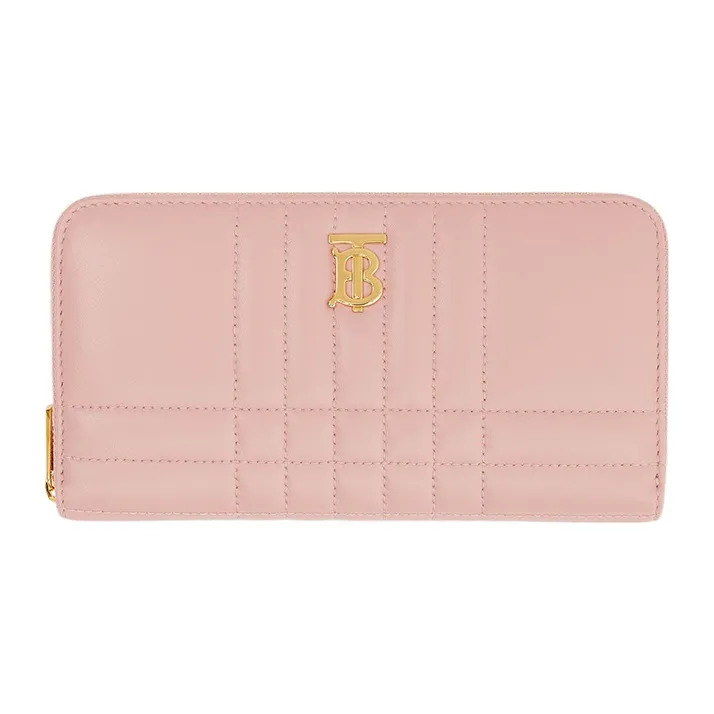 Burberry Lola Lola Bag Lambskin Wallet Women's Pink-0