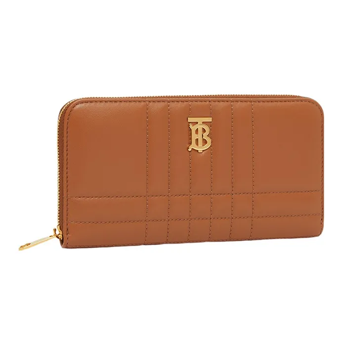 Burberry Lola Lola Bag Lambskin Wallet Women's Maple Brown-1