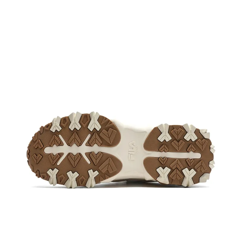 FILA Oakmont 2 European Style Cushioning Anti-Slip And Wear-Resistant Coverage Low-Top Casual Shoes Women's White Brown-4