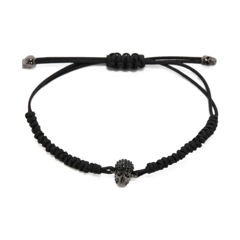 Alexander McQueen Pavé Skull Friendship Bracelet - POIZON