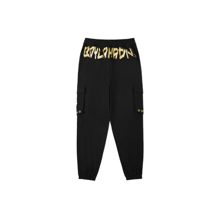 Boy London Casual Pants Unisex Black-1