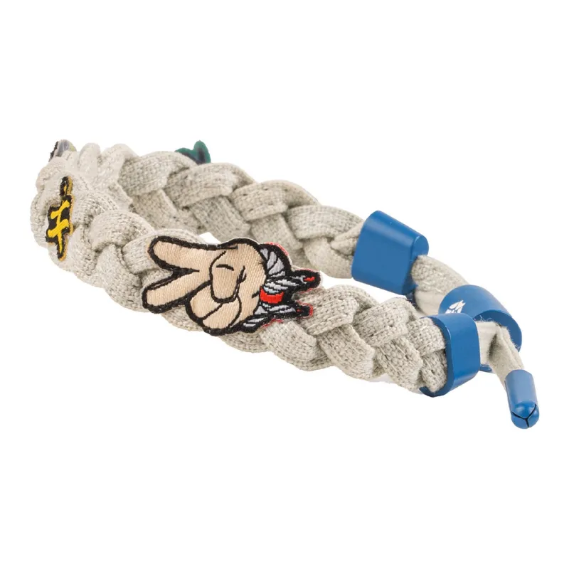 Rastaclat Alloy Small Lion Woven Bracelet Cord Unisex-2