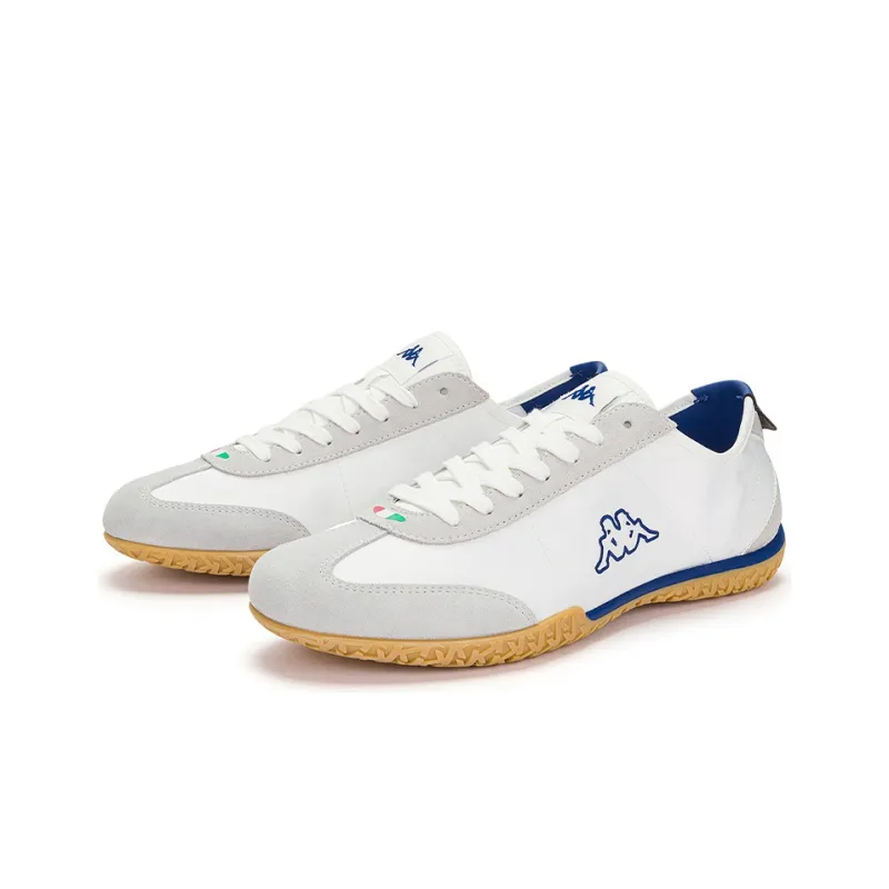 Kappa Anti Slip Wear Resistant Lightweight Breathable Low Top Casual Running Shoes Unisex White Gray Blue-2